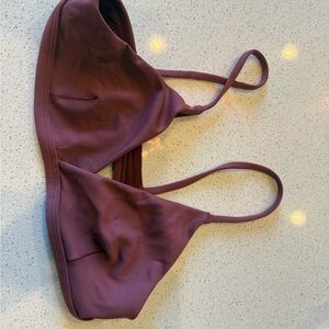 Left On Friday Desert Plum Bikini Top (retired pattern)